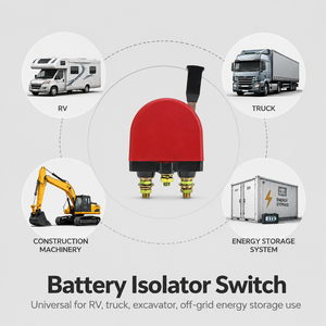 Kit de Desconexión de Energía Premium E-108 con Botas Protectoras - Interruptor de Batería Continuo de Grado Marino de 150A para Mantenimiento de Yates - Product Image 5