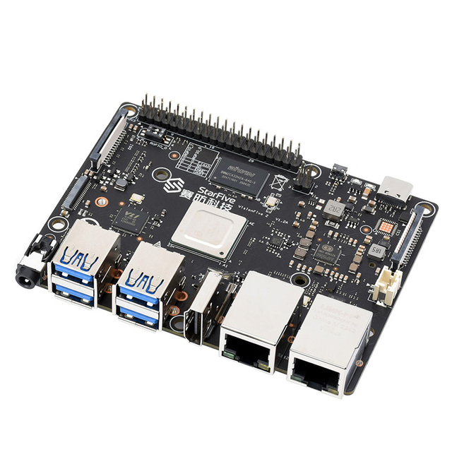 VisionFive2 RISC-V 4GB Single Board Computer with WIFI StarFive JH7110 Processor OpenCL 3.0 OpenGL ES 3.2 Vulkan 1.2 Support