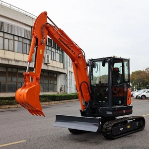 Mini-excavatrice sur chenilles Lonking CDM6035 de 3,5 tonnes, pelle hydraulique pour moteur, pompe, travaux agricoles, aménagement paysager et construction - Product Image 2