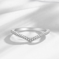 Bague de fiançailles en moissanite 0,33 ct la plus populaire, en argent sterling 925, cadeau de mariage, bague en moissanite pour filles