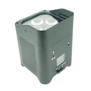 Mini <span class=keywords><strong>LED</strong></span> uplight 4x18W rgbwa UV 6in1 không dây <span class=keywords><strong>DMX</strong></span> uplights <span class=keywords><strong>LED</strong></span> mệnh Pin hoạt động lên - Product Image 4