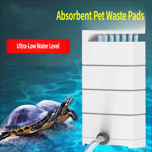 Filtro de cascada interno silencioso SUNSUN para tanques de tortugas con nivel de agua ultrabajo, para reptiles, <span class=keywords><strong>anfibios</strong></span> y acuarios pequeños, 3 en 1 - Product Image 2