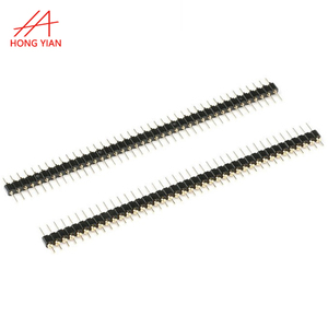 Vòng Pin Thẳng Header Nối 2X40 1X40 Pin Single Double Row 2.54 2Mm Dọc Nam <span class=keywords><strong>Right</strong></span> <span class=keywords><strong>Angle</strong></span> <span class=keywords><strong>PCB</strong></span> Nam Pin Header - Product Image 2