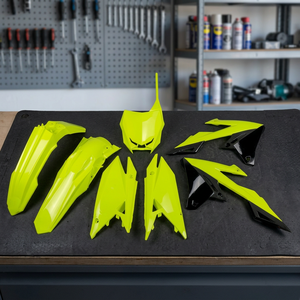 XFUN SUKIT418DFLU-6489 per RMZ 250 2019-2025 Kit di plastica giallo Fluo accessori moto - Product Image 2