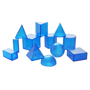 Artisanat assemblage blocs de construction <span class=keywords><strong>en</strong></span> plastique géométrie aide aides pédagogiques 12 pièces modèle géométrique - Product Image 3