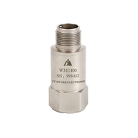 Capteur d'accéléromètre de vibration piézoélectrique analogique intégré industriel 4-20 mA, transmetteur, large fréquence, protection IP65