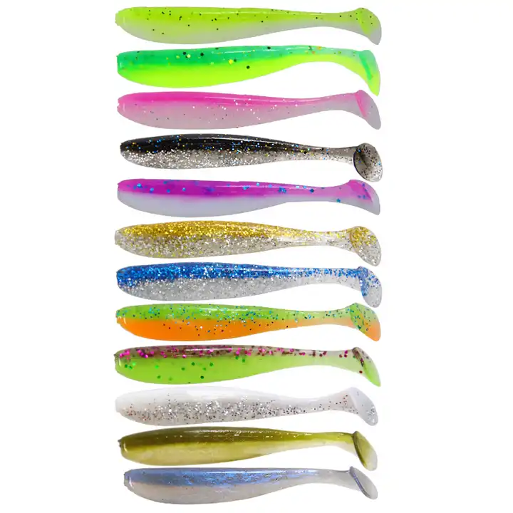 soft lure two-color T-tail 1.8g/6.5cm Artificial