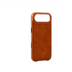 Étui de <span class=keywords><strong>téléphone</strong></span> fin en cuir véritable personnalisable <span class=keywords><strong>anti</strong></span>-<span class=keywords><strong>ondes</strong></span> électromagnétiques avec protection d'écran <span class=keywords><strong>pour</strong></span> 17 Pro Max Fabricant - Product Image 4