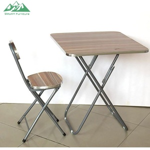 Wayon Heavy Duty <strong>Foldable</strong> Square <strong>Table</strong> Portable Dining <strong>Desk</strong> with Safety Round Corner for Home Business - Product Image 5