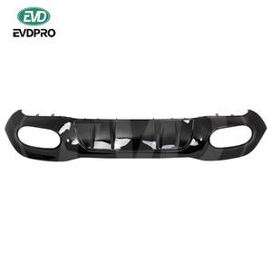 Diffuseur arrière PP avec tuyau d'échappement pour 2019-2021 MERCEDES BENZ A-CLASS W177 A180 A200 A35 KITS DE CARROSSERIE DE VOITURE <span class=keywords><strong>A45</strong></span> <span class=keywords><strong>AMG</strong></span> STYLE - Product Image 2