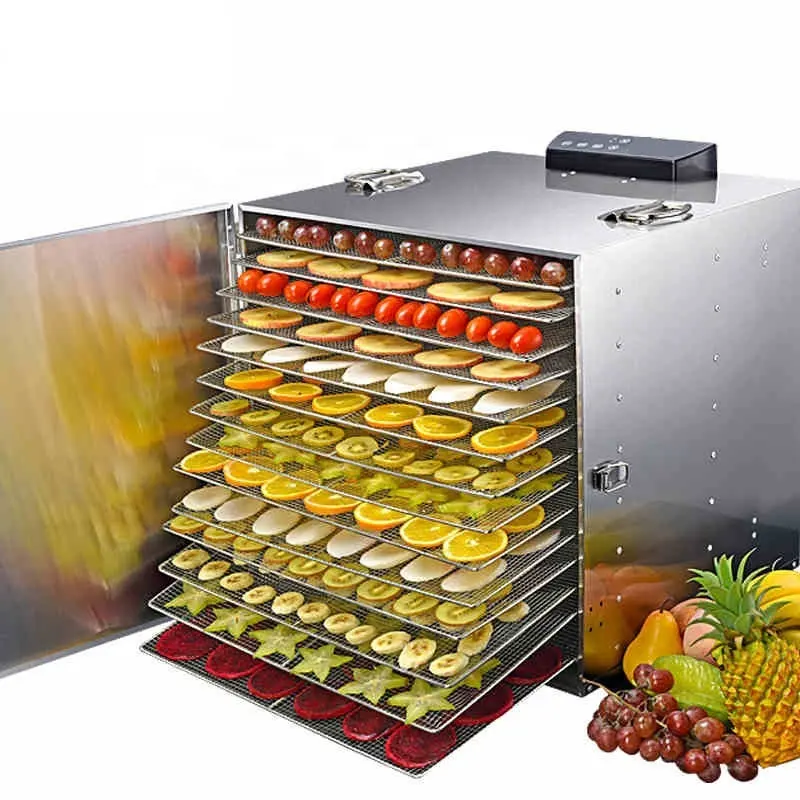 중소기업 아이디어 식품을위한 16 트레이 야채 과일 건조기 제조 기계