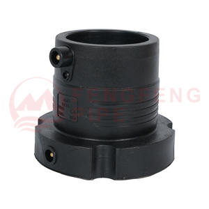 SDR7.4 PN25 HDPE Electrofusion <span class=keywords><strong>Flange</strong></span> FL63mm Pipa Tekanan Tinggi <span class=keywords><strong>PE100</strong></span> Ujung Pipa Halus Bahan Plumbing untuk Pengelasan Pipa - Product Image 6