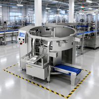 Machine d'emballage rotative GDS350B-08 pour sachets préformés à quatre soudures, remplisseuse à vis sans fin pour poudre, capacité ≤50 sacs/min, pour assaisonnements et poudres
