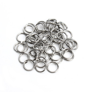 Anillo abierto de acero inoxidable de una sola vuelta para la fabricación de pulseras, accesorios de joyería redondos, componentes chapados de material 304 - Product Image 2
