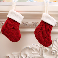 Ensemble de chaussettes de Noël modernes, mini chaussettes pour la décoration de l'arbre, emballage de Noël, vente en gros, décorations de vacances