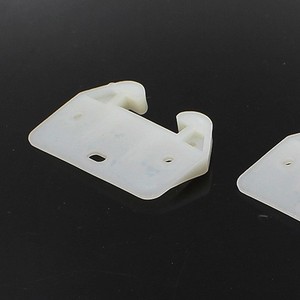 White <b>Plastic</b> Crab Claw <b>Hook</b> Support Rectangle Punch Free Wall Storage Accessory - Product Image 1