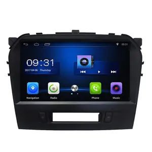 YONGZHIGAO Radio Wifi Network Connection GPS 9 Inch Car GPS Navigation System for Suzuki Vitara 2016