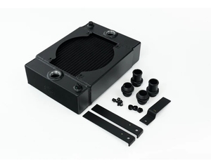 Nuovo Radiatore Universale in <span class=keywords><strong>Alluminio</strong></span> per Auto da Corsa, 10.5in H X 10in L X 3.6in W - Nero - Product Image 2