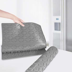 Food Grade Silicone Waterproof Kitchen Mat 3mm Thick Dish Drying Cup Coaster Heat Resistant Non-slip <strong>Draining</strong> <strong>Board</strong> - Product Image 1