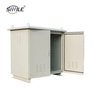 SMILE Unique Custom Doble Puerta de pie al aire libre Gabinete eléctrico de metal recintos eléctricos