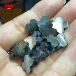 Malachite Sintetica all'Ingrosso 6*6*2mm, Malachite a Quattro Foglie, Malachite a <span class=keywords><strong>Tre</strong></span> Foglie per Creazione di Gioielli - Product Image 2