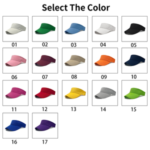 Casquette <span class=keywords><strong>de</strong></span> baseball à visière pare-soleil à prix d'usine, avec logo brodé personnalisé, casquette <span class=keywords><strong>de</strong></span> sport pour la course, casquette <span class=keywords><strong>de</strong></span> golf à dessus ouvert pour cadeaux promotionnels - Product Image 2