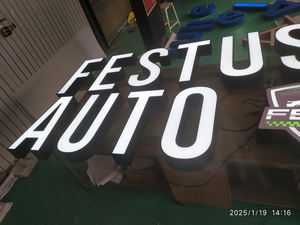 BRANDNEWSIGN <span class=keywords><strong>Custom</strong></span> esterno Led SignageShop in acciaio inox impermeabile 3D canale segni lettera all'aperto - Product Image 6