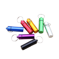 Porte-clés contenant de bouchon d'oreille en aluminium