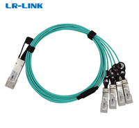 40G QSFP +-4xSFP +-Cable AOC de 5m de alta calidad de 5m, 1/2/5M/15M/30M