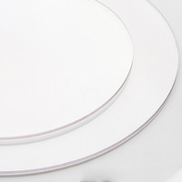 PC givré PS acrylique PMMA diffuseur feuille de cheminée/panneau/plaque pour lumière Led