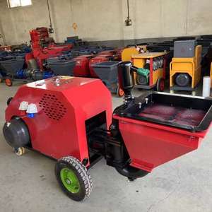 Máquina pulverizadora automática de cemento, pintura, yeso, mortero, <span class=keywords><strong>cal</strong></span> y hormigón proyectado para enlucido y revestimiento de paredes - Product Image 5