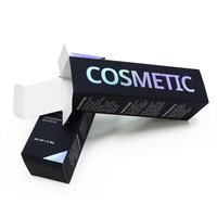 Cajas de Cartón con Relieve Blanco Impresas Personalizadas para Envases de Suero con Gotero, Embalaje de Maquillaje, Cajas de Envío para Productos de Cuidado de la Piel y Cosméticos