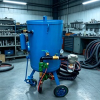 Machine de sablage industriel de précision sans poussière avec contrôle de l'abrasif fin pour le nettoyage des moules