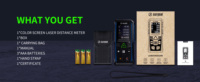 Télémètre laser portable SURGOAL, portée de 100 m, étanche IP54, modes de mesure multiples, écran couleur, mesure d'angle