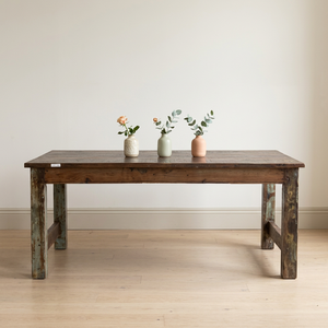 <b>Rustic</b> Wooden <b>Dining</b> <b>Table</b> Coffee <b>Table</b> Rectangle Handmade Antique Finish For Home <b>Farmhouse</b> Hotel Furniture - Product Image 3