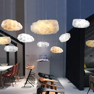 industrial nodic retro vintage chandelier indoor lighting fancy pendant lights for home decoration cloud hanging lights