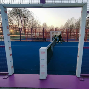 Pista de Padel Estándar PEDI PC099 de 10m*6m, Estructura Galvanizada en Caliente Q235, Vidrio Templado de 12mm, Pista de Tenis Suspendida con Sistema de Enclavamiento PP - Product Image 6