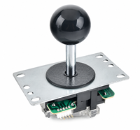 Игровой набор для 1-2 игроков DIY: Raspberry Pi Zero, USB, ПК, 5В LED, хромированный джойстик, кнопки, металлический пластиковый корпус, минималистичный дизайн (английская версия)