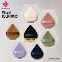 Éponge de maquillage triangulaire colorée pour coussin d'air, éponge à fond de teint BB, éponge cosmétique pour le visage, éponge à poudre lissante – Offre Spéciale