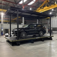 Plataforma Elevadora Personalizada de Fábrica con Certificación CE, Sistema de Estacionamiento Hidráulico de Tijera para Vehículos de Dos Niveles para Garaje Subterráneo, Elevadores de Automóviles para el Hogar