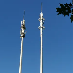 De Nieuwe En Beste Kwaliteit Hoge-Mast Gsm Telecom Monopole En 5G Antenne Toren Telecommunicatie Monopole