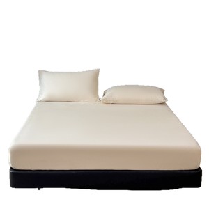 Milk Fleece <b>Fitted</b> <b>Sheet</b> 1.5m Bed Anti Static Solid Color Winter Autumn Baby Mattress Protector - Product Image 1