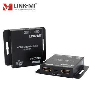 LINK-MI 50m HDMI Extender su singolo cavo Cat5e/6 con 1 HDMI loop out supporto EDID POC 50 metri Video Audio Extender 1080P