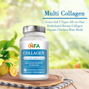 Fórmula de colágeno integral personalizada al por mayor, mantiene la apariencia de belleza con cápsulas de colágeno de ácido hialurónico, 90 cápsulas vegetales - Product Image 3