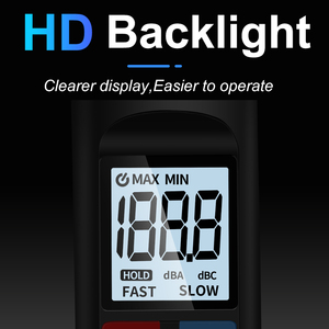 Industrial Digital <strong>Sound</strong> <strong>Level</strong> Meter with <strong>Level</strong> Sensor 30-130dB Range 1.5dB/5dB Accuracy Portable <strong>Noise</strong> Meter - Product Image 5