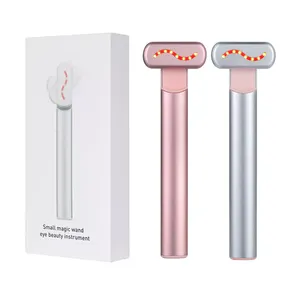 Beauty Care Women Skincare Rotatable Led Light Wand Eye Face Lift Ems Vibration Red Light Anti Aging Therapy Wand