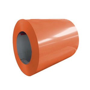 เหล็กม้วนเคลือบสีเกรดส่งออก เหล็กม้วนเคลือบสี PPGI แบบแผ่น DX51D Z41-Z60 เงาสูง ป้องกันการกัดกร่อน มาตรฐานการดัดและการตัด - Product Image 1