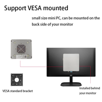 Nueva Mini PC de Escritorio, Core I3-5005U/i5-4200U, DDR3 8GB, SSD MSATA SATA, VGA, 4 USB, WIFI, LAN, Industrial, Compacta, Windows, Linux