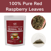 Té de Hojas de Frambuesa Roja 100% Puro y Fresco, 1.5g, 30 Bolsitas de Té, Calidad Superior, para el Ciclo Menstrual, Calentar el Útero, Fertilidad Femenina, Dos Veces al Día