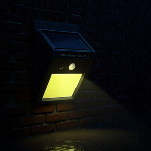 Solar <b>Sensor</b> Wall <b>Light</b> 24 <b>LED</b> COB <b>Motion</b> Activated Outdoor Lighting - Product Image 2